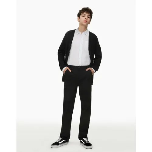 Школьные брюки Gloria Jeans, размер 146 (36), черный