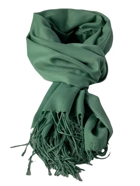 Шарф женский FLORENTO ШЖЛ-1 однотонный зеленый, 180х70 см