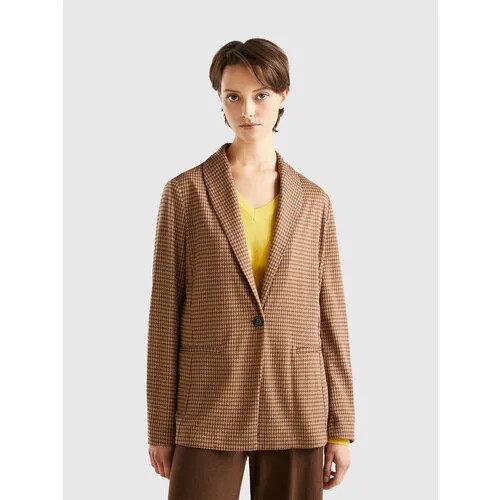 Пиджак UNITED COLORS OF BENETTON, размер M, коричневый