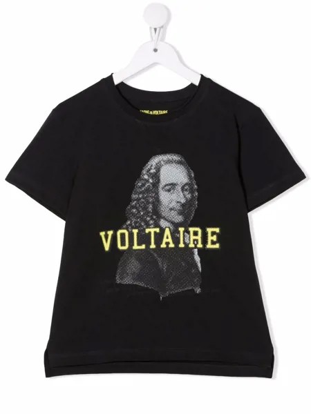 Zadig & Voltaire Kids футболка с логотипом