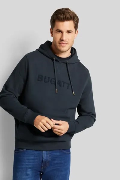 Толстовка bugatti с логотипом, цвет морской волны
