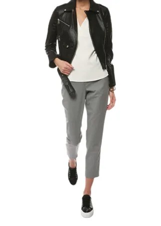 Кожаная куртка женская VENETTI LEATHER&FUR 3010/55 черная 46