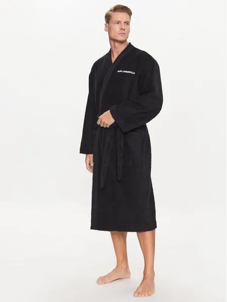 Банный халат Karl Lagerfeld, черный