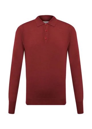 Поло из шерсти и хлопка John Smedley
