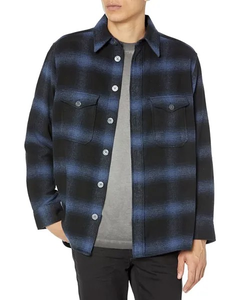 Рубашка AllSaints Rotation Long Sleeve, цвет Dark Ink