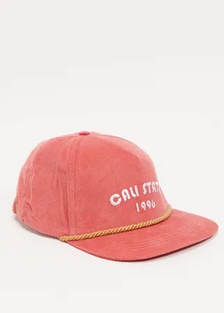 Вельветовая кепка Boardmans Vintage Inspired-Красный