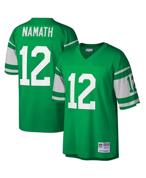 Мужская футболка joe namath green new york jets big and tall 1968 года, копия джерси для пенсионеров Mitchell & Ness, зеленый