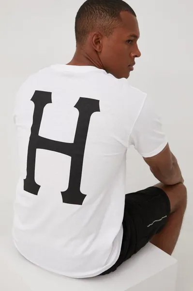 Хлопковая футболка HUF Huf, белый