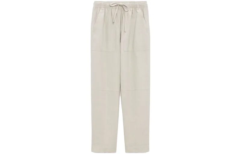 Повседневные брюки женские песочные Zara
