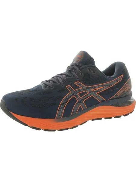 Мужские кроссовки для бега с сеткой Gel Cumulus 23 ASICS, цвет French Blue/Shocking Orange