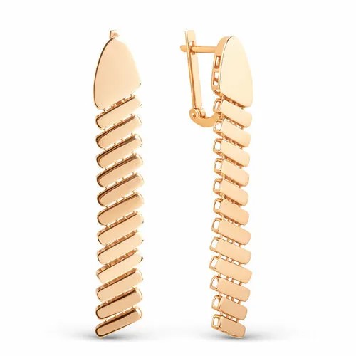 Серьги Яхонт, золото, 585 проба