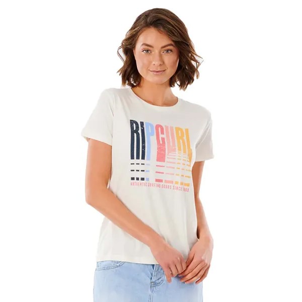 Футболка с коротким рукавом Rip Curl Golden State Standard, белый