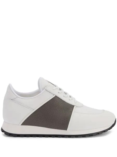 Giuseppe Zanotti кроссовки Jimi Running со вставками, белый