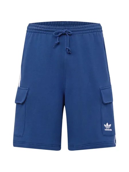 Брюки-карго свободного кроя Adidas Adicolor Classics 3-Stripes, синий кобальт