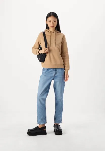 Толстовка с капюшоном TONAL SHIELD HOODIE GANT, бежевый