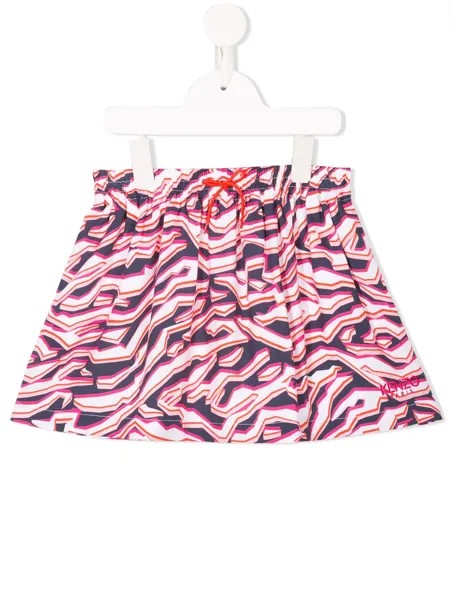 Kenzo Kids patterned mini skirt