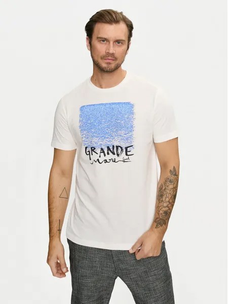 Футболка стандартного кроя Gant, экрю