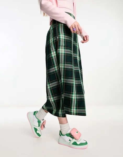 Кроссовки Tommy Jeans Retro Basket, белый/зеленый