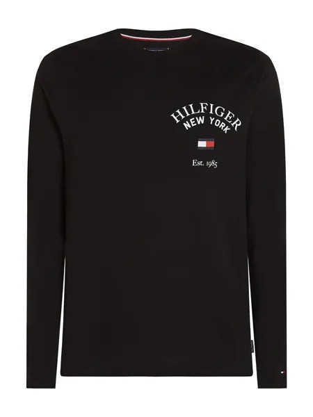 Лонгслив Tommy Hilfiger, черный