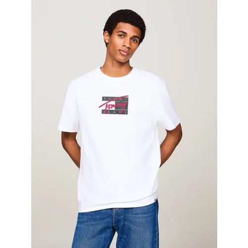 Футболка Tommy Jeans, размер M, белый
