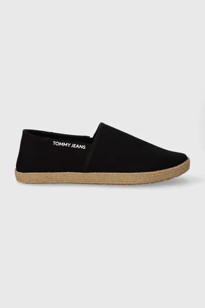 Эспадрильи TJM ESPADRILLE STREET Tommy Jeans, черный