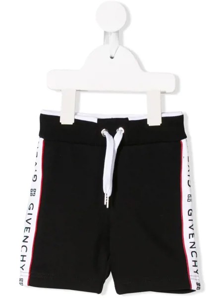 Givenchy Kids спортивные брюки с контрастным логотипом