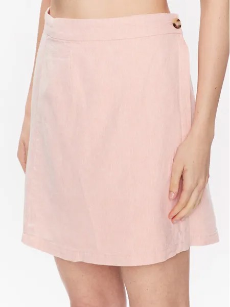 Мини-юбка базового кроя Moss Copenhagen, розовый