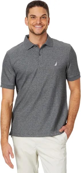 Рубашка-поло Sustainably Crafted Classic Fit Deck Polo Nautica, цвет Charcoal Heather