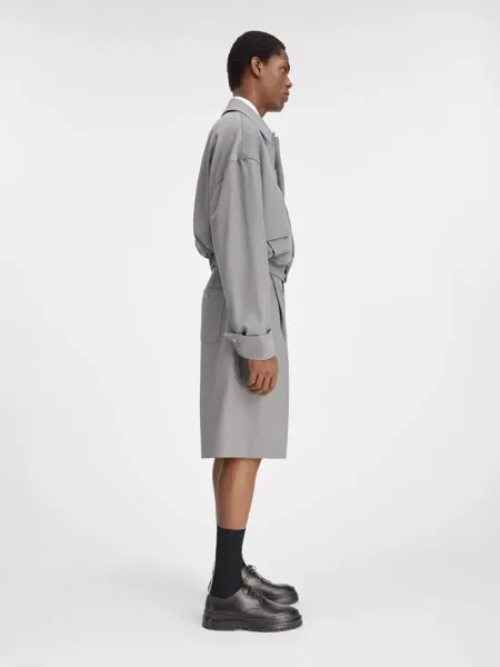 Траншейный бомбер Ле блузон Сальти Jacquemus, серый