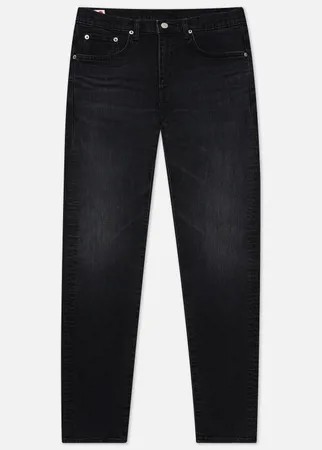 Мужские джинсы Edwin Slim Tapered Kaihara Organic Stretch Black Denim, цвет чёрный, размер 32/32