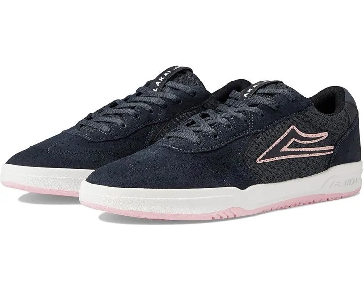 Кроссовки Lakai Atlantic, цвет Charcoal/Pink Suede