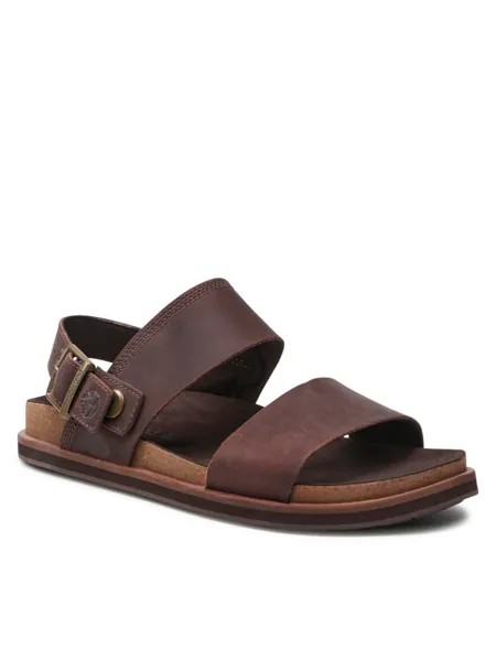 Сандалии мужские Timberland Amalfi Vibes 2Band Sandal TB0A419HV131 коричневые 50 EU