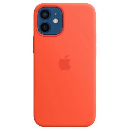 Чехол APPLE Silicone Case with MagSafe для iPhone 12 mini, «солнечный апельсин»