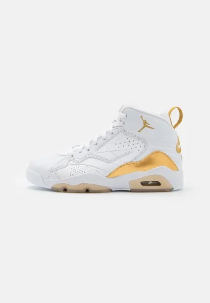 Кроссовки высокие JORDAN MVP, цвет white/metallic gold/light brown