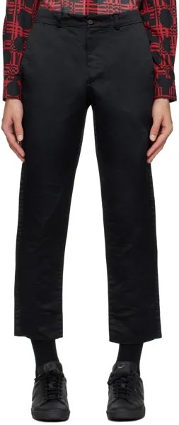 Черные брюки с четырьмя карманами Comme Des Garcons, цвет Black