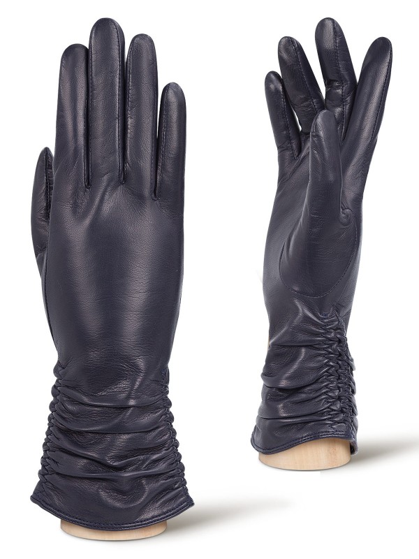 Перчатки женские Eleganzza IS98328 синие 6.5