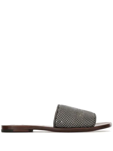 Madison.Maison сандалии с эффектом металлик