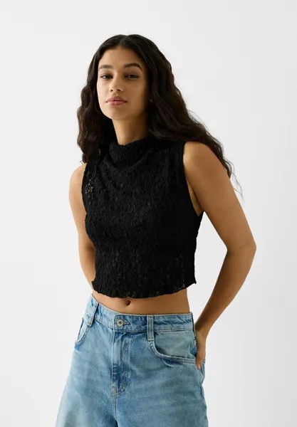 Блузка SLEEVELESS Bershka, цвет black