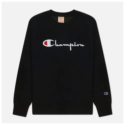 Женская толстовка Champion Reverse Weave Script Logo Crew Neck Regular Fit белый , Размер XS