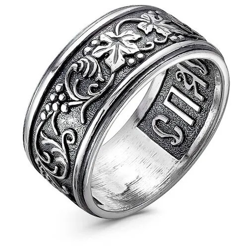 Кольцо RECOM, серебрение, размер 19, серебряный