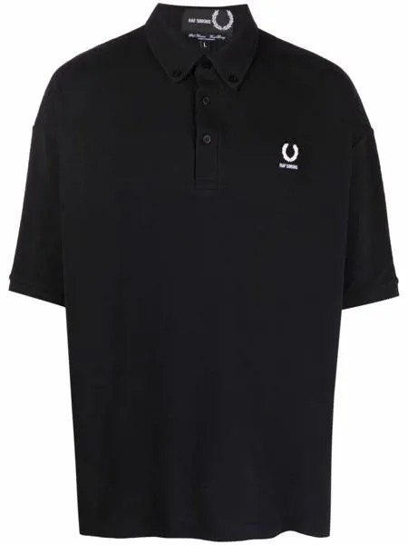 Raf Simons X Fred Perry рубашка поло с логотипом