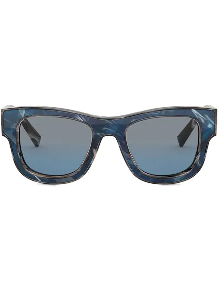 Dolce & Gabbana Eyewear солнцезащитные очки Domenico в прямоугольной оправе