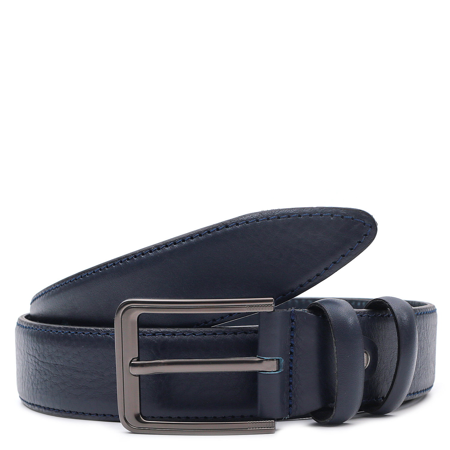 Ремень мужской Leo Ventoni LV2143 синий, 120 см