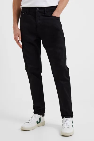 Черные джинсы приталенного кроя French Connection, черный
