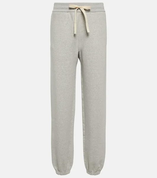 Спортивные штаны из хлопкового джерси JIL SANDER, серый