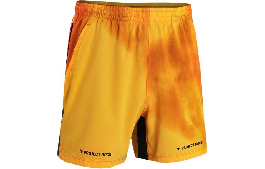 Мужские повседневные шорты Under Armour, цвет Atomic Orange/Ice Peach/Peach Cream/White