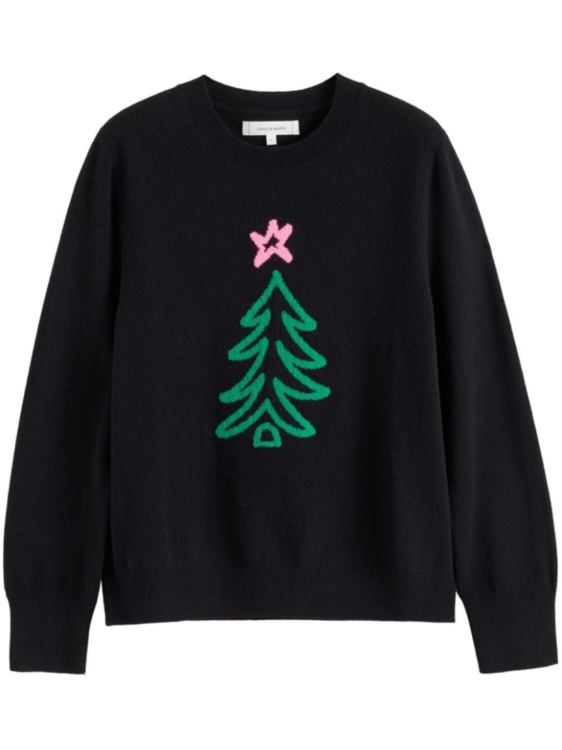 Джемпер Christmas Tree Chinti & Parker, черный