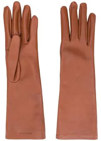 Saint Laurent длинные перчатки