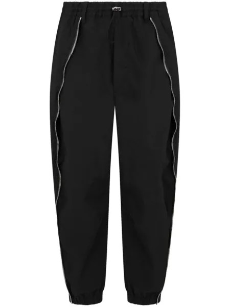 Dsquared2 спортивные брюки с молниями, черный
