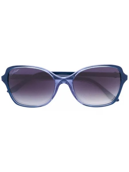 Cartier Eyewear крупные солнцезащитные очки